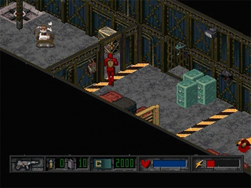 Crusader: No Remorse title screen for Sega Saturn